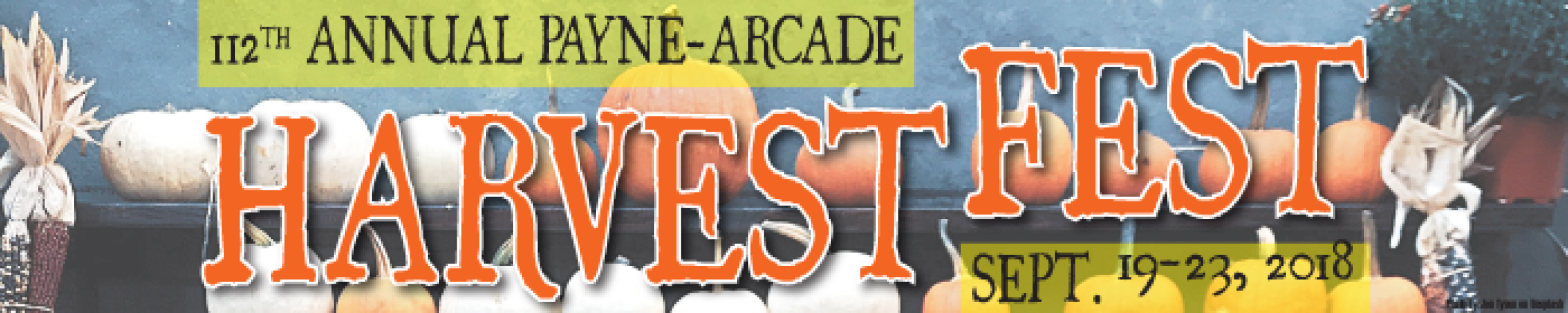 2018 Harvest Festival Banner