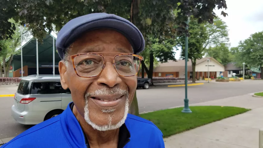 In an Aug. 10, 2017 photo, Art Blakey, chief of police for the Minnesota State Fair, walks the fairgrounds in 2017. For two weeks at the end of every summer, the Minnesota State Fair police force swells into the largest police force in the state. For 37 years, Blakey has overseen it all as chief of police on the fairgrounds. This year, at the age of 82, he’s stepping down. (Tim Nelson/Minnesota Public Radio via AP)
