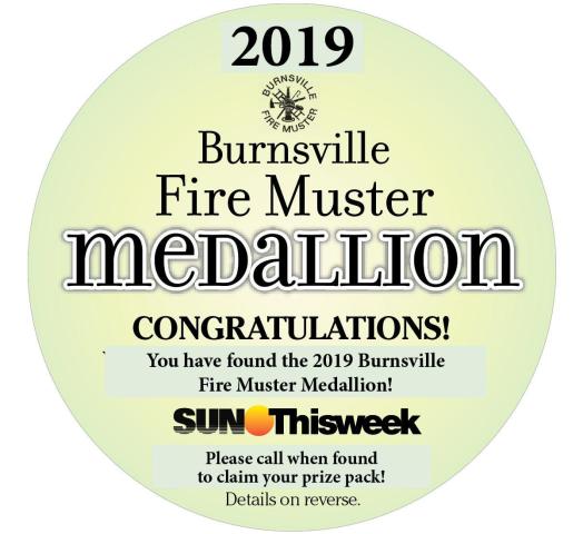 2019 Burnsville Medallion