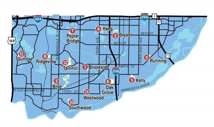 Bloomington Rink Map
