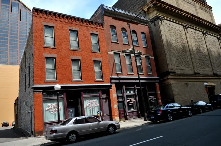 The Original Coney Island Restaurant and Bar building on St. Peter St. in downtown St. Paul served as an armory during the Civil War. (John Doman / Pioneer Press)