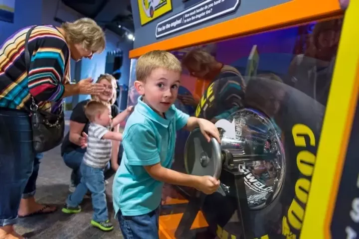 A new Hot Wheels exhibit is open at Minnesota Children's Museum. (Photo courtesy Children’s Museum of Indianapolis)