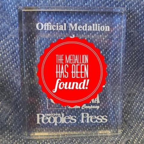 The 2021 Owatonna Bold &amp; Cold Medallion Has Been Found
