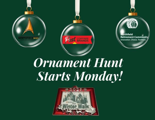 2025 Northfield Winter Walk Ornament Hunt Announcement