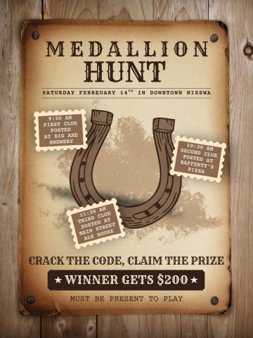 2026 Nisswa Medallion Hunt Flyer