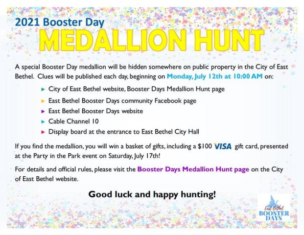 2021 East Bethel Booster Day Flyer