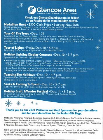2021 Glencoe Hilly Days Flyer