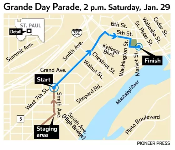 2022 Grande Day Parade Route