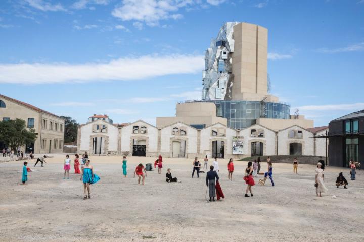 “Slow Show,” which will be presented on Como Lake as part of the Great Northern Festival, was performed in Luma Arles, Parc des Ateliers in August 2019. (Photo courtesy Great Northern)