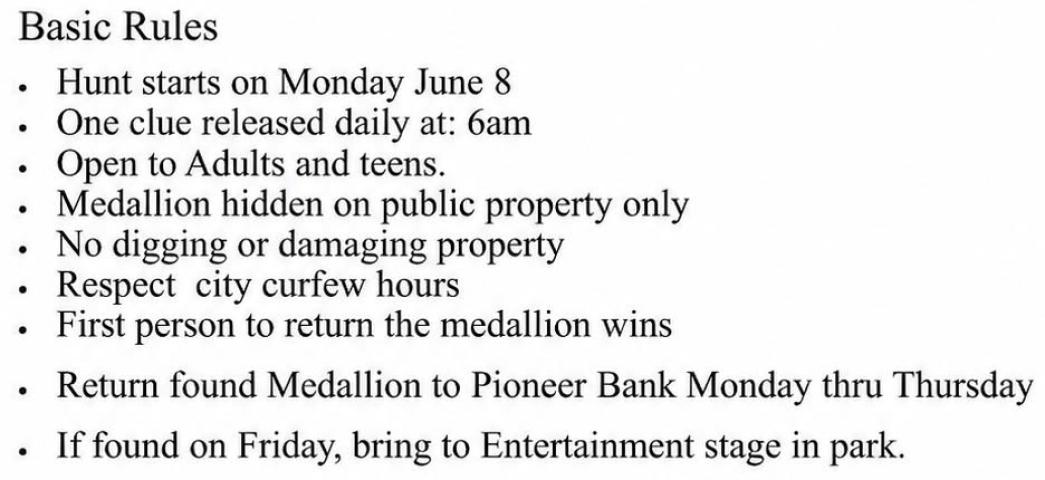 2026 Mapleton Rules