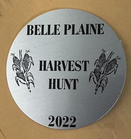 2022 Belle Plaine Harvest Medallion