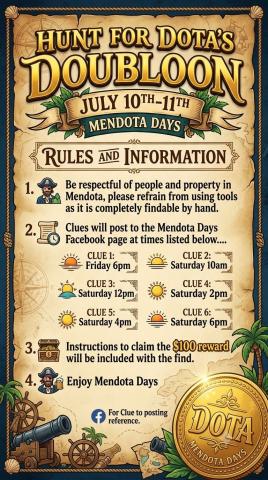 2026 Mendota Days Flyer