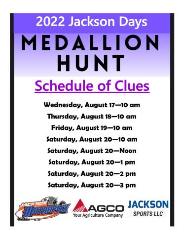 2022 Jackson Days Schedule