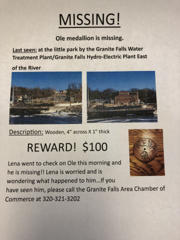 2024 Granite Falls Ole is Missing