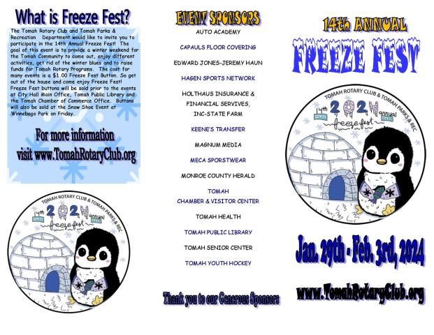 2024 Tomah Freeze Fest