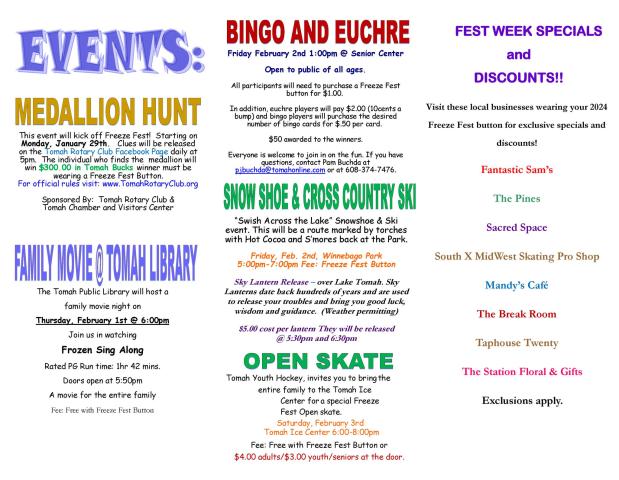 2024 Tomah Freeze Fest